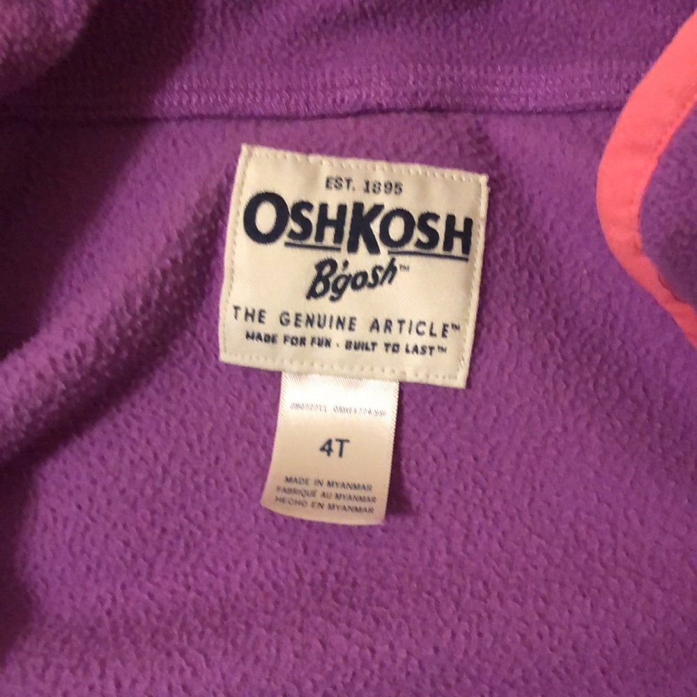 Toddler Girls Fleece Jacket - Picture 3 of 6